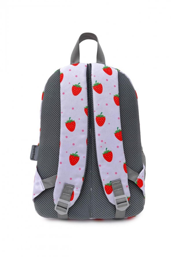 Superbag Okul Çantası 3Lü Set Çilek - Resim 4
