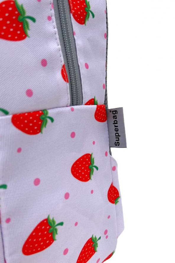 Superbag Okul Çantası 3Lü Set Çilek - Resim 6