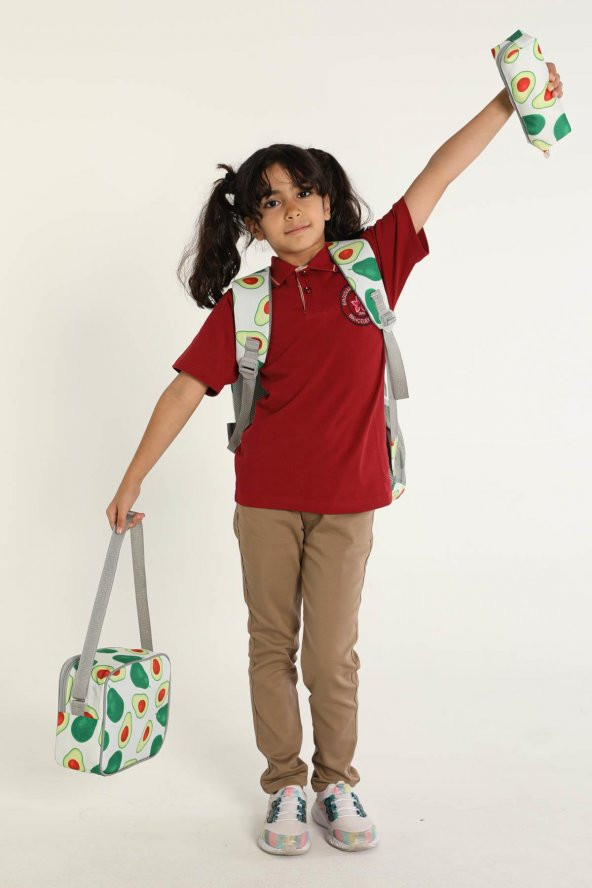 Superbag Okul Çantası 3Lü Set Avakado - Resim 8