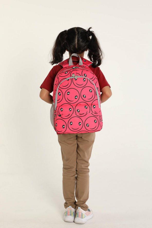 Superbag Okul Çantası 3Lü Set Smile Pembe - Resim 7
