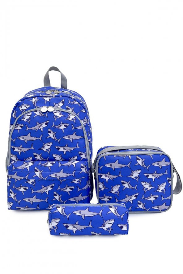 Superbag Okul Çantası 3Lü Set Balık ürün görseli 1