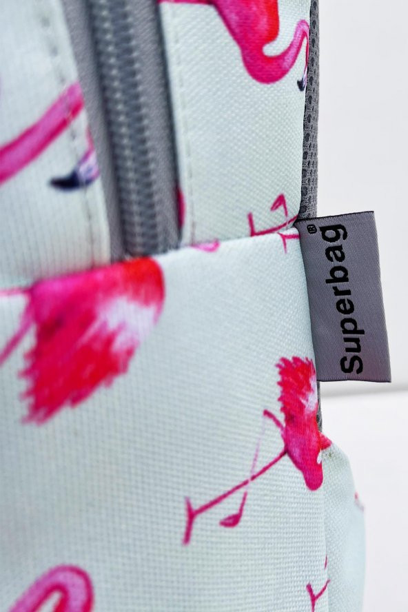 Superbag Okul Çantası 3Lü Set Flamingo - Resim 6