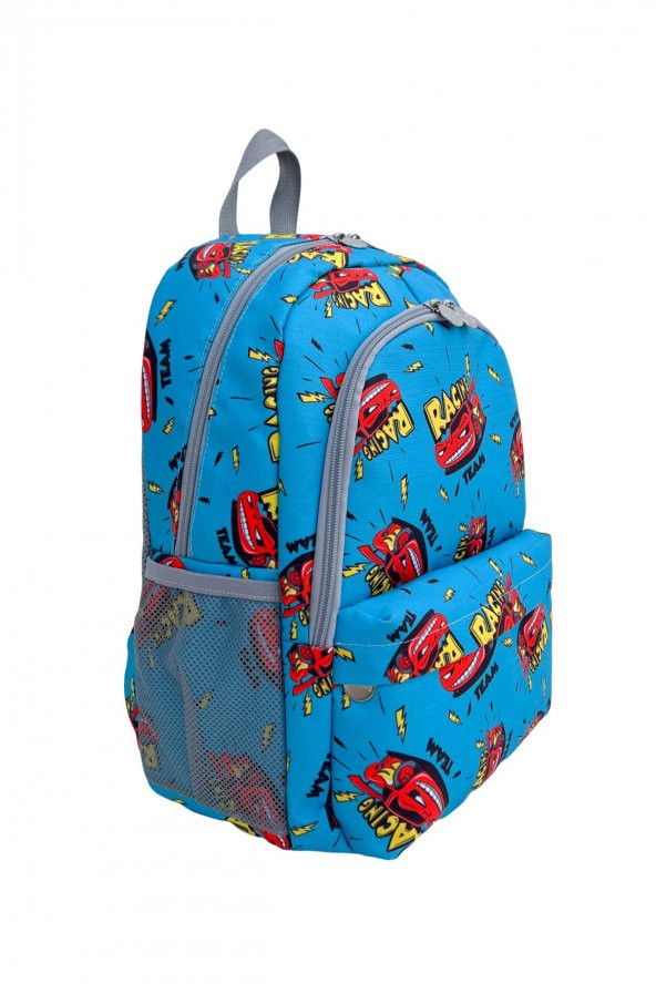 Superbag Okul Çantası 3Lü Set Racing Araba - Resim 2