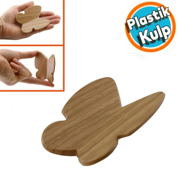 Mobilya Çekmece Dolap Kapak Kulpu Kulbu Çocuk Bebek Genç Odası Plastik Açık Ceviz Kulp 32 mm ürün görseli 1