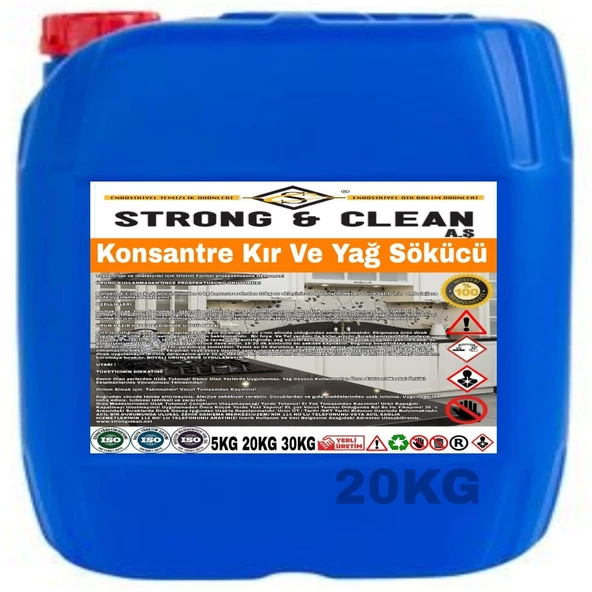 KONSANTRE ULTRA KİR VE YAĞ SÖKÜCÜ 20KG ürün görseli 1