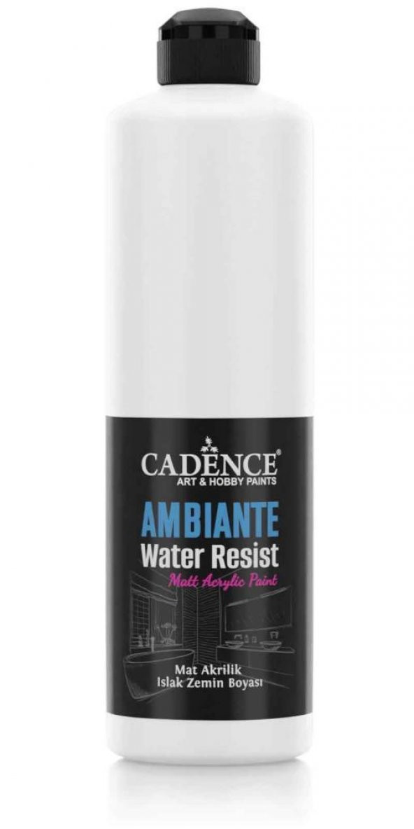 Cadence Ambiante Suya Dayanıklı Akrilik Boya AW-01 BEYAZ 500ML + KATALİZÖR 20GR ürün görseli 1