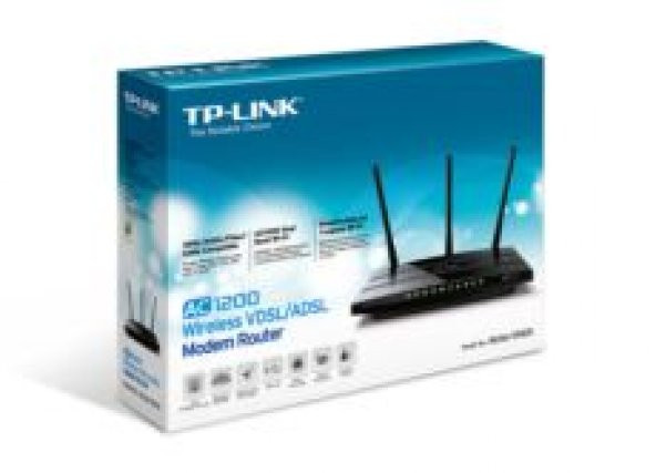 Tp-Link Archer VR400 1200Mbps Kablosuz 4Port VDSL2/ADSL2+ Modem Router ürün görseli 1