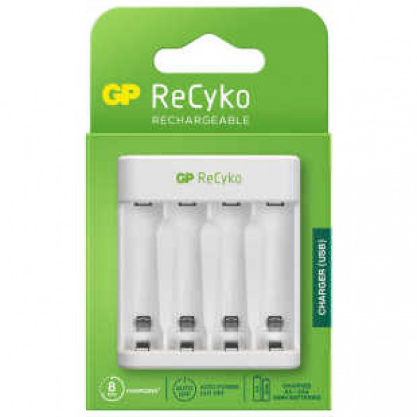 GP E411 USB Pilsiz Şarj Cihazı (AA-AAA için) ürün görseli 1