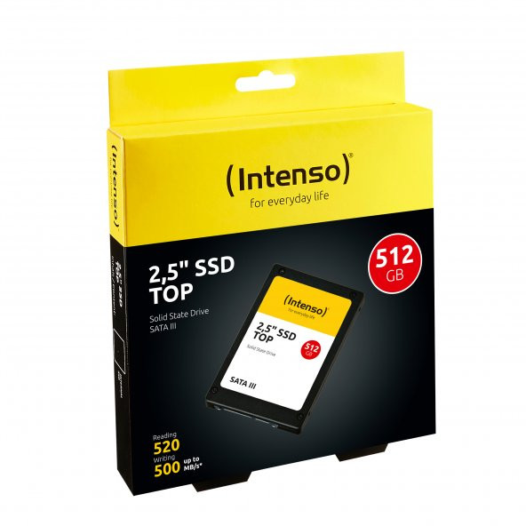 512gb 2.5" 520-500mb/s  sata ııı ssd (3812450) ürün görseli 1