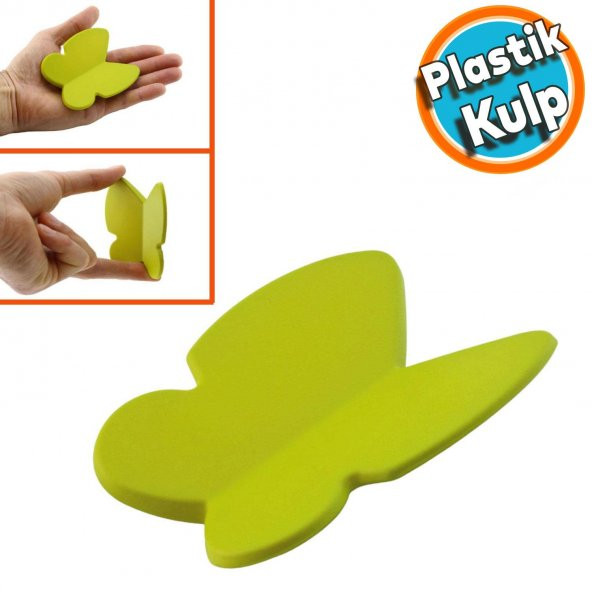 Mobilya Çekmece Dolap Kapak Kulpu Kulbu Çocuk Bebek Genç Odası Plastik Mat Yeşil Kulp 32 mm ürün görseli 1