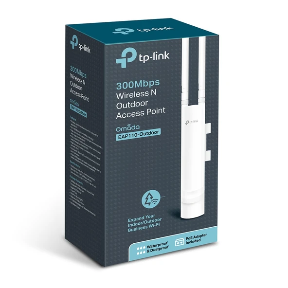 TP-LINK EAP110 1PORT POE 300Mbps OUTDOOR ACCESS POINT - Resim 6