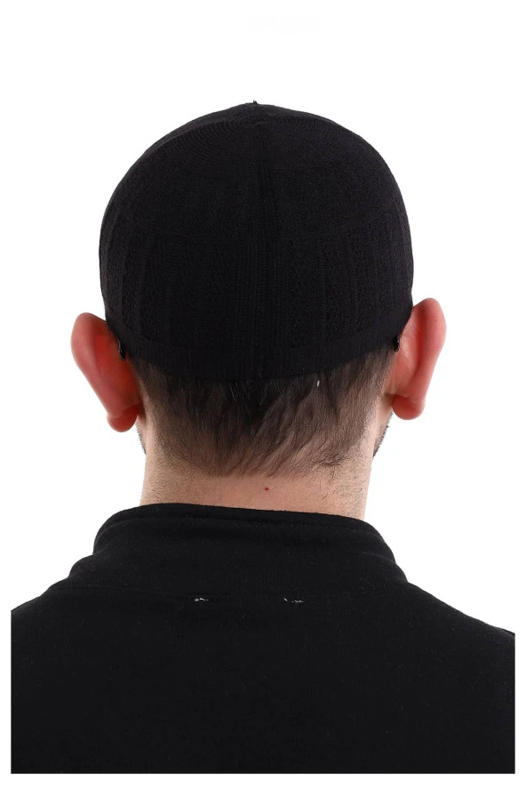 Bambu Namaz Takkesi - Siyah - Resim 6