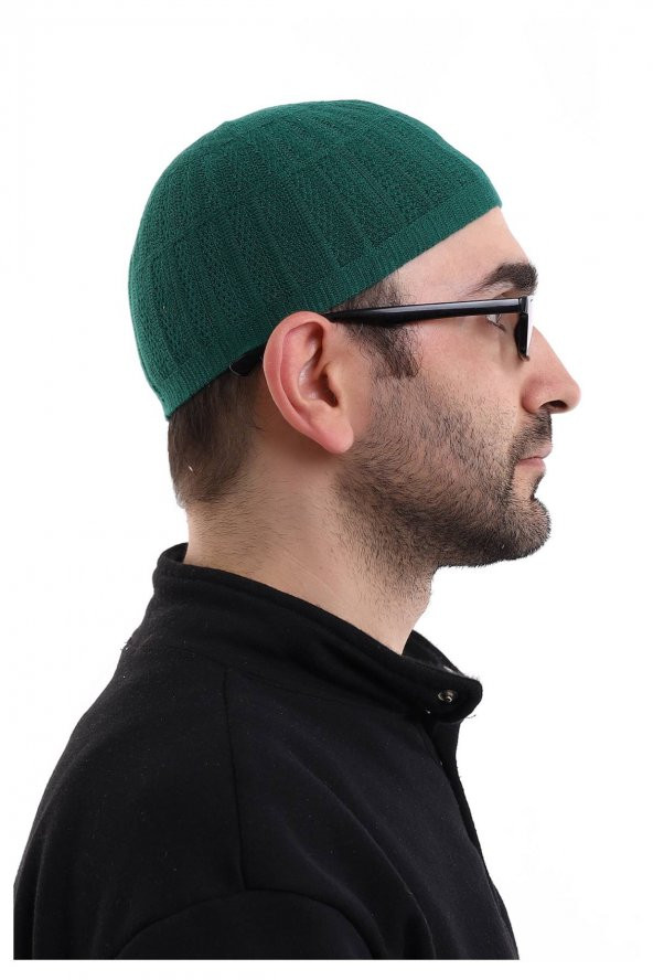 Bambu Namaz Takkesi - Yeşil - Resim 3