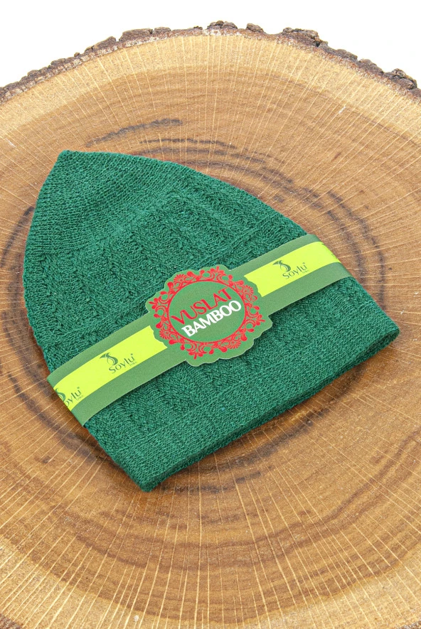 Bambu Namaz Takkesi - Yeşil - Resim 7