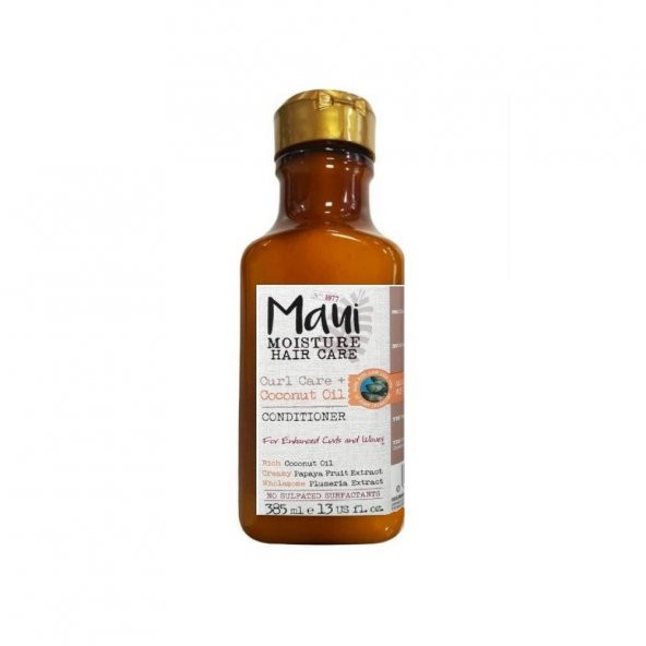 Moisture Bukleli saçlar için Bukle Belirginleştirici Hindistan Cevizi Yağı Saç Kremi 385ml ürün görseli 1