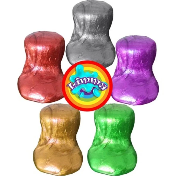 Slime Enjoy Metalik Oyun Jeli Renkli Enjoy Polymer Slime Eğitici Oyun Seti - 5 Adet ürün görseli 1