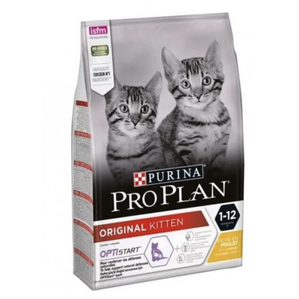 Pro Plan Original Kitten Tavuklu ve Pirinçli 10 kg Yavru Kedi Maması ürün görseli 1