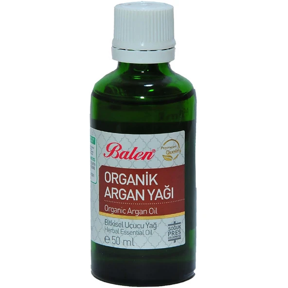 Balen Argan Yağı Organik Soğuk Pres 50 ML Cam Şişe ürün görseli 1