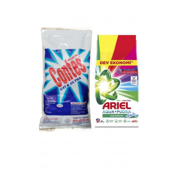 CONTES MATİK 15 KG & ARİEL RENKLİLERE ÖZEL 9 KG ürün görseli 1