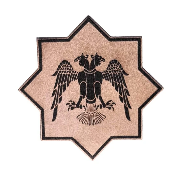 SELÇUKLU Kartalı Yıldız Deri PEÇ - Arma - Askeri Patch ürün görseli 1