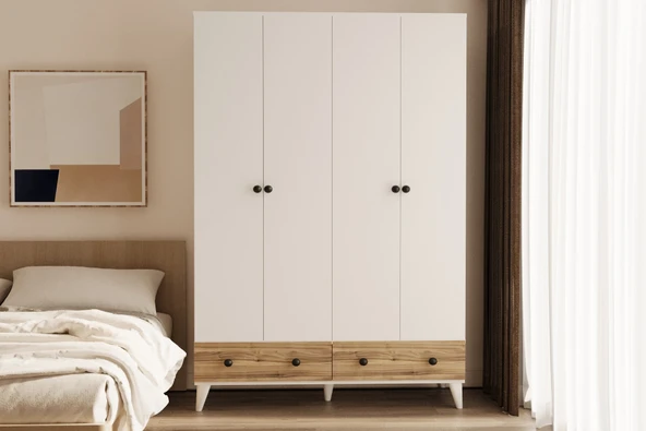 Metalia Gm 414 4 Kapılı 2 Çekmeceli GarDolap ürün görseli 1