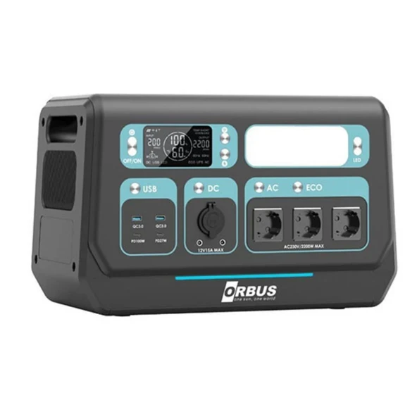 Orbus 2400W Taşınabilir Güç Kaynağı ürün görseli 1