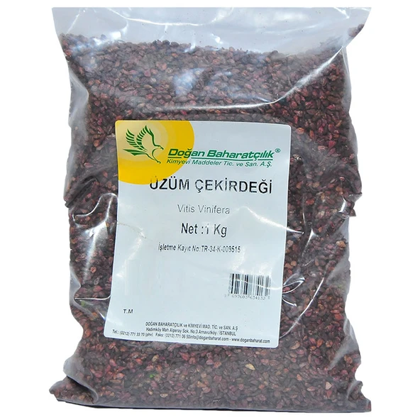 Üzüm Çekirdeği Tane Doğal 1000 Gr Paket ürün görseli 1