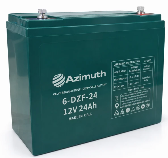 Azimuth 12v 24 Ah Amper Elektrikli Bisiklet Aküsü ürün görseli 1