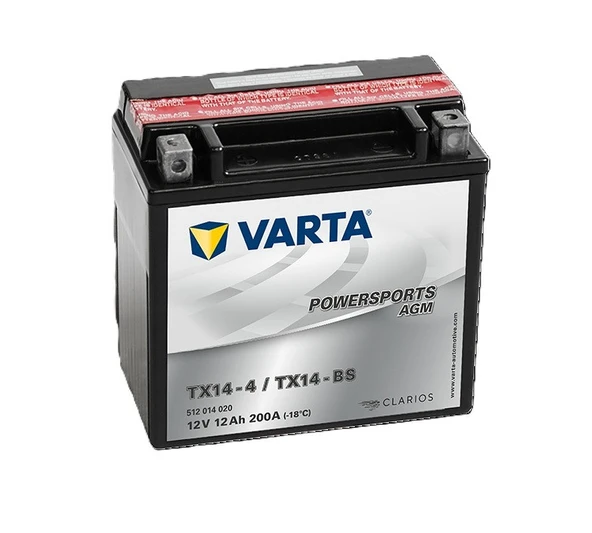 VARTA Tx14-4/Tx14-bs Motorsiklet ve MERCEDES BENZ Besleme Aküsü ürün görseli 1