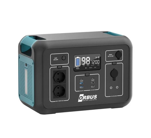 ORBUS 1200W Power Station Taşınabilir Güç Kaynağı ürün görseli 1
