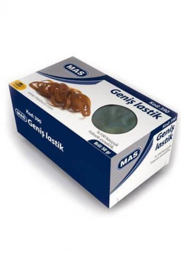 Mas Kauçuk Geniş Ambalaj Lastiği 50gr ürün görseli 1