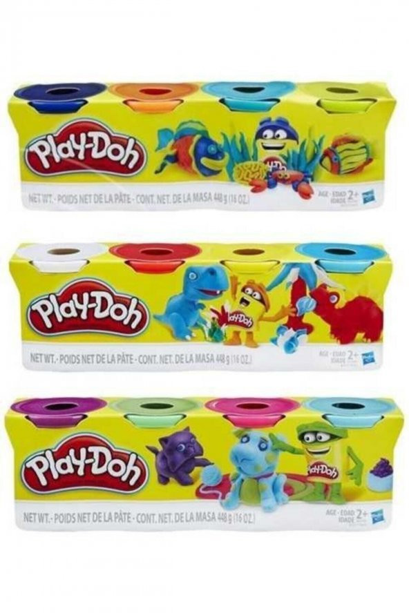 Play Doh 4lü 448 Gram Oyun Hamuru - Resim 2