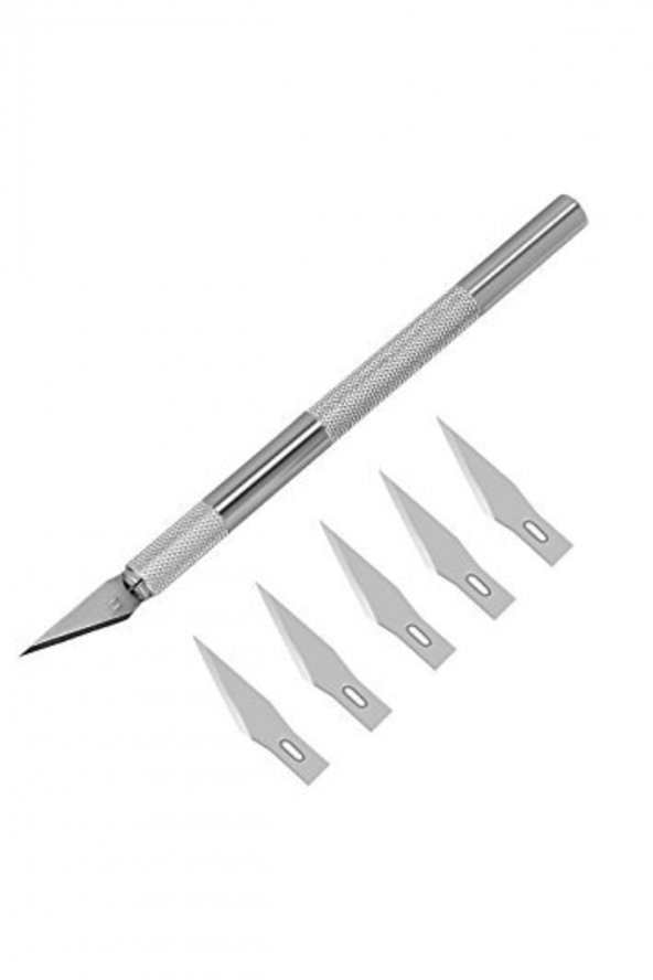 Esmay Promise Design Knife Kretuar Bıçağı Kretuar Seti 5 Yedekli Set ürün görseli 1