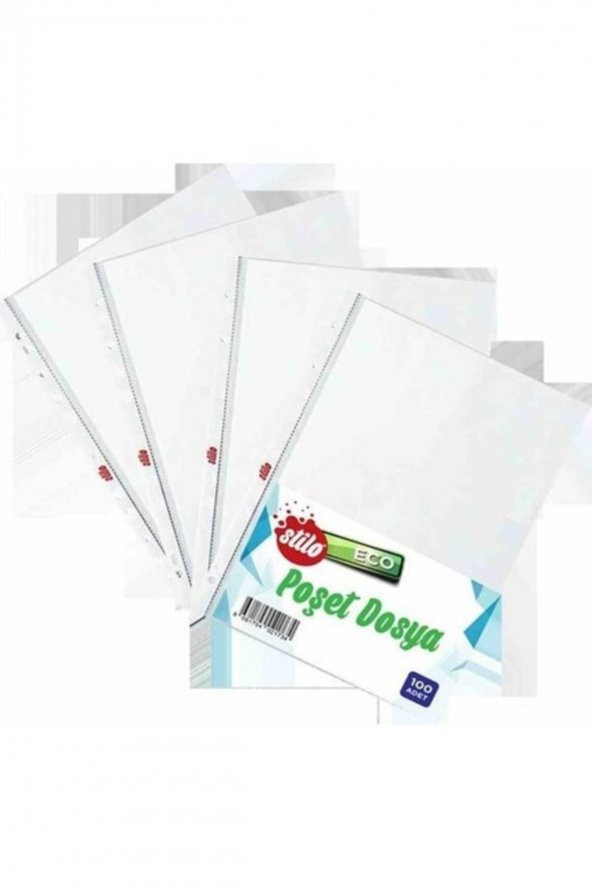 Stilo Eco Poşet Dosya 100lük Paket ürün görseli 1