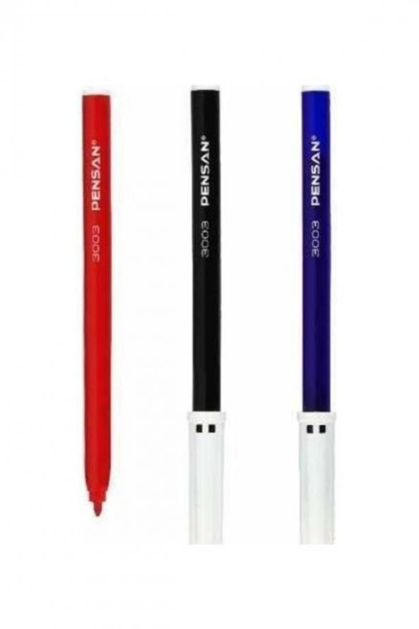 Pensan Ofis Tipi Keçeli Kalem 3 Renk Set 3003 - Resim 2