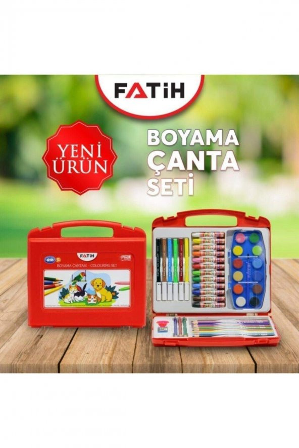 Fatih Boyama Seti Çantası 47 Parça 8690216333003 - Resim 3