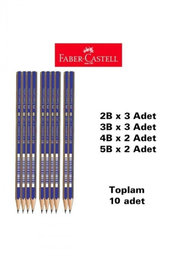 Faber Castell Faber-castell Dereceli Kalem Seti 10lu ürün görseli 1