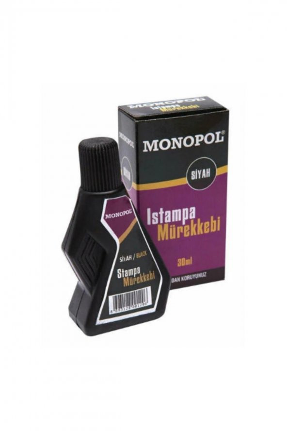 Monopol Siyah Istampa Mürekkebi 30 cc Siyah Istanpa Mürekkebi 30 ml 1 Adet ürün görseli 1