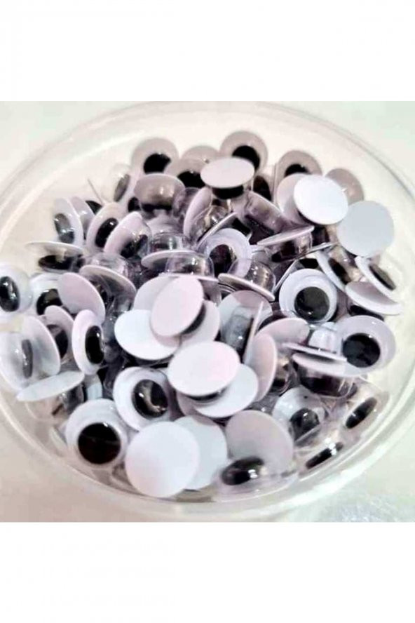 Modellino 200 Adet Siyah Oynar Göz 8mm ürün görseli 1
