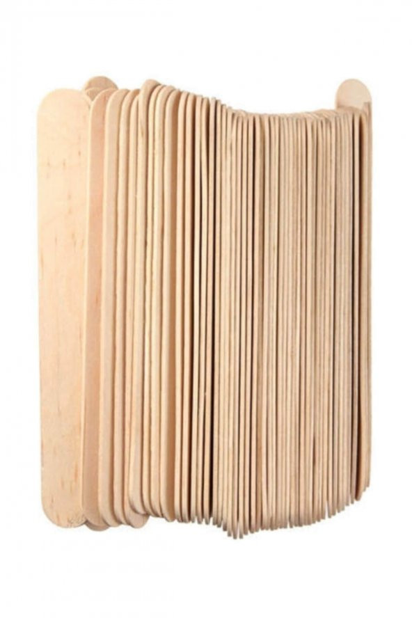 Brons Ahşap Dil Basma Çubuğu (abeslang) Naturel 50`li Paket (150x18 Mm) ürün görseli 1