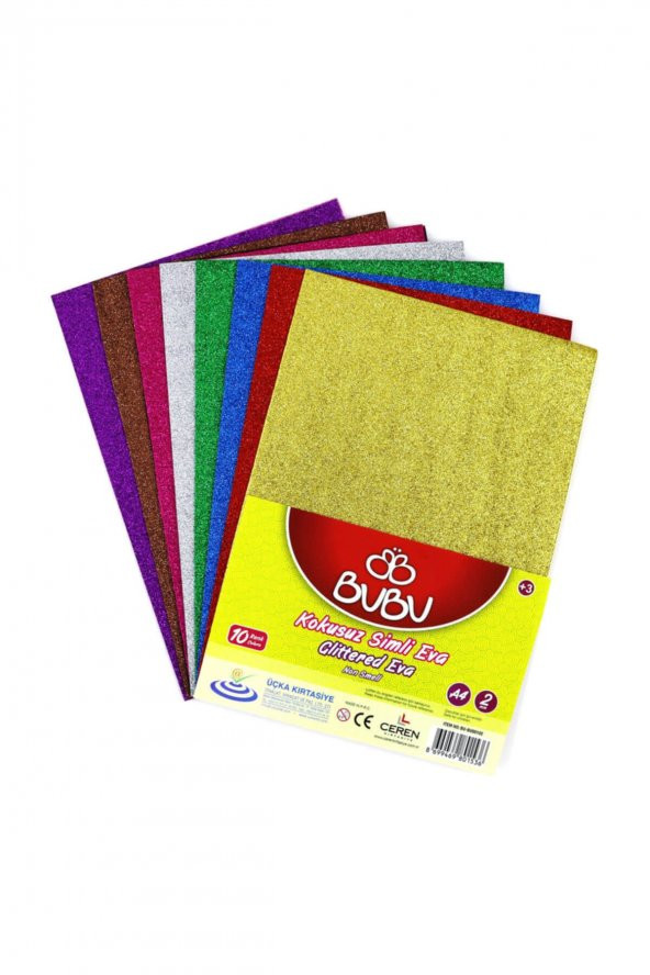 Bubu Karışık Kokusuz Simli Eva Bu00102 10lu 20x30 ürün görseli 1