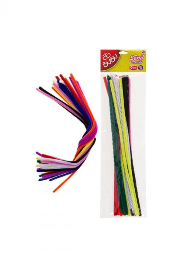 Bubu Şönil 30cm 9 Renk 25 li ürün görseli 1
