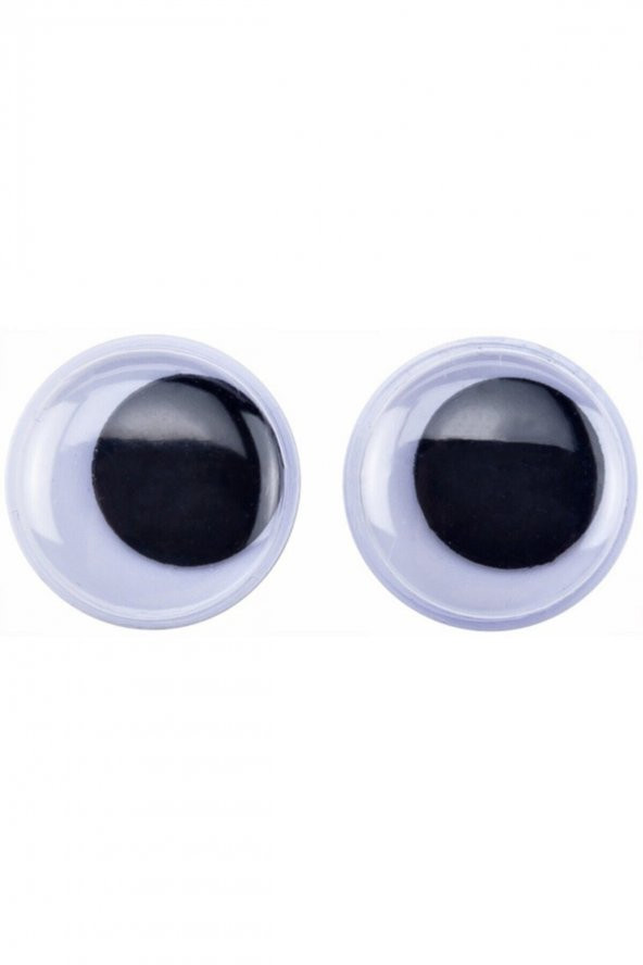 Brons 20 mm Siyah Beyaz Oynar Göz 10Lu Kutu br-718 ürün görseli 1