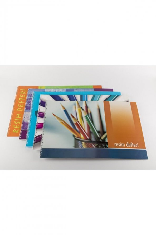 Saray 3 Adet Karton Kapak Spiralli Resim Defteri 35 X 50 Cm 15 Yaprak ürün görseli 1