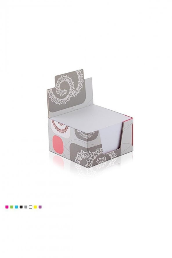 3A Küp Not Karton Kutu 8x8 820 - Resim 2