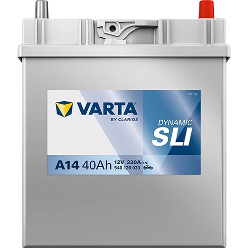 Varta Blue Dynamic A14 İnce Kutup 12 V 40 Ah 330 A(En) Akü ürün görseli 1