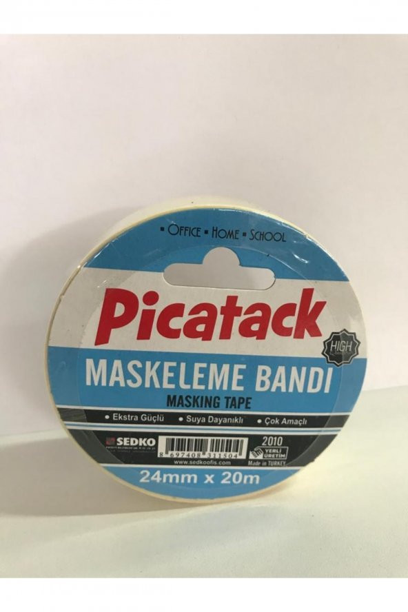 Force Krepe Maskeleme Bantı Kağıt Band 24 Mm X 20 M Kv-007 ürün görseli 1