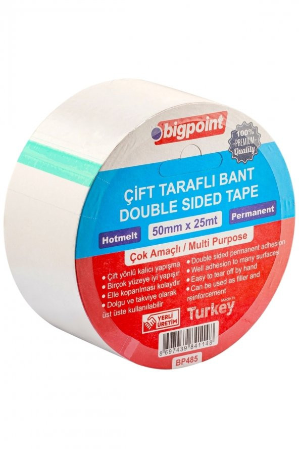 Bigpoint Çift Taraflı Bant 50 Mm X 25 M ürün görseli 1