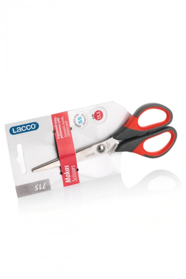 Lacco 15 cm Ergo Makas Ergonamik Paslanmaz Çelik 1 Adet 715 ürün görseli 1