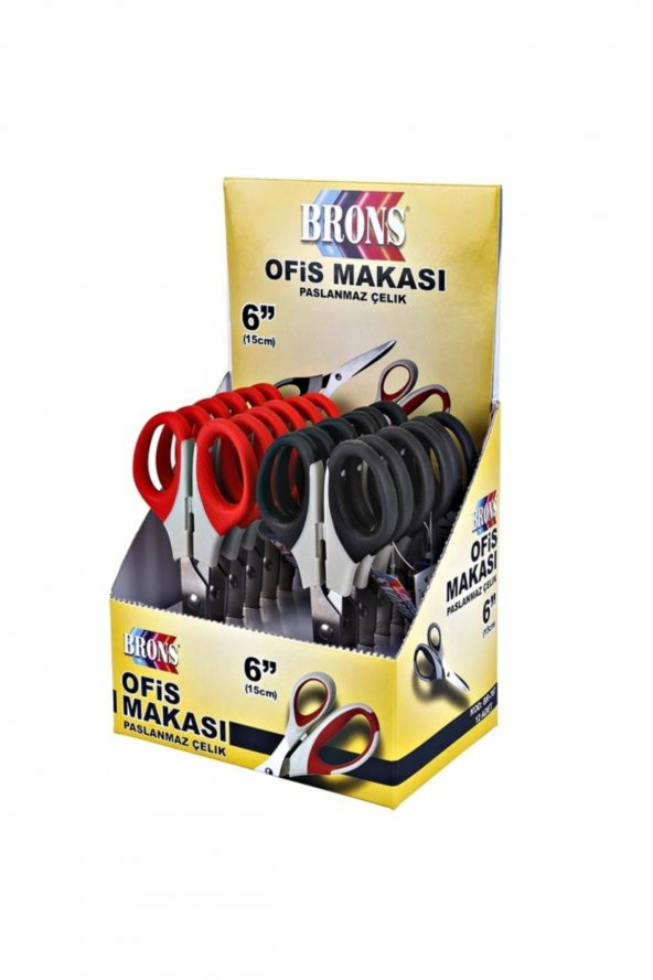 Brons Büro Makası 6" Br-707 - Resim 3